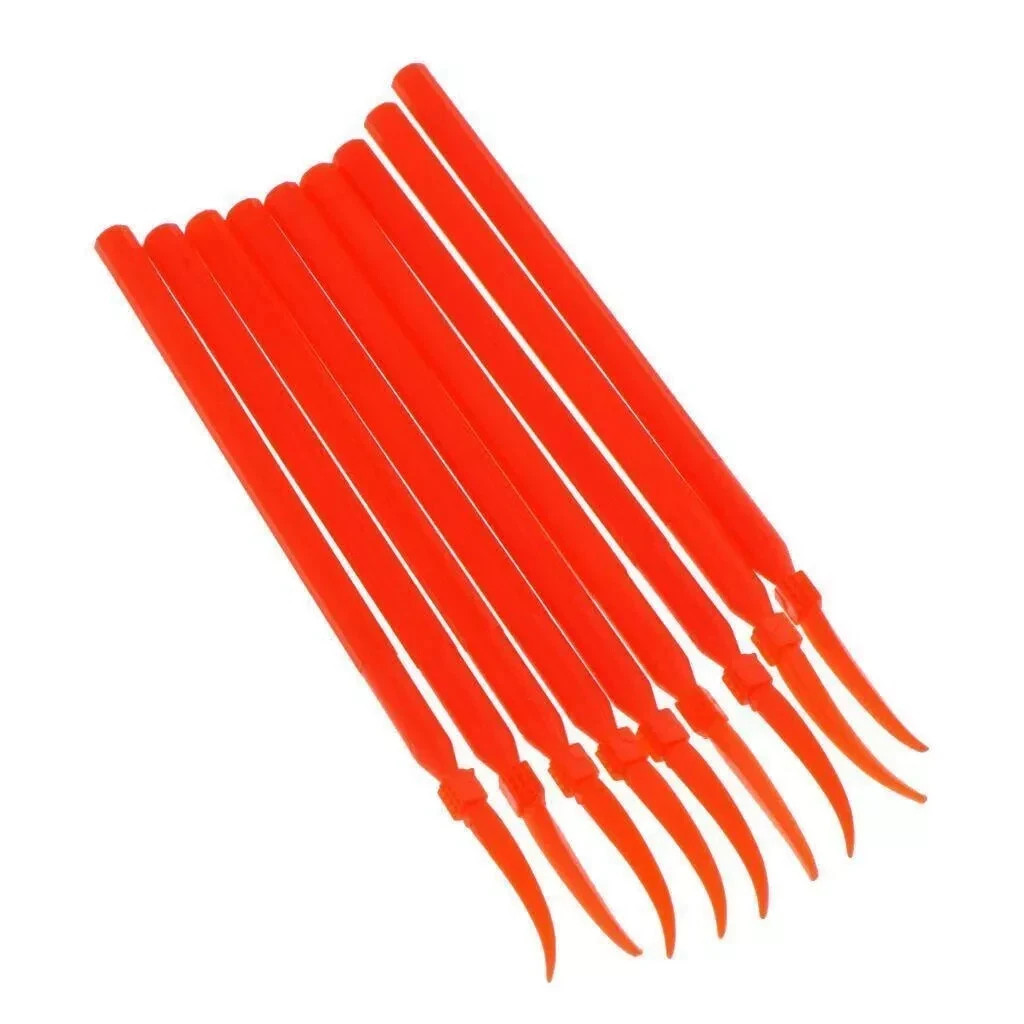 Dental Lab Integrated Interdental Plastic Wedges With Long Handle Poly 3 Sizes