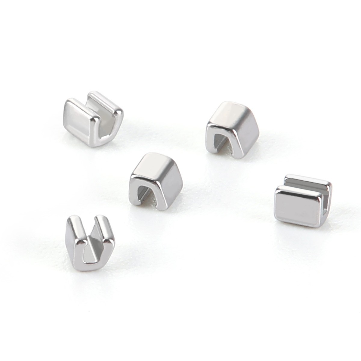 100pcs Dental Orthodontic Crimpable Hooks Stops Metal Stop Type for Arch Wire