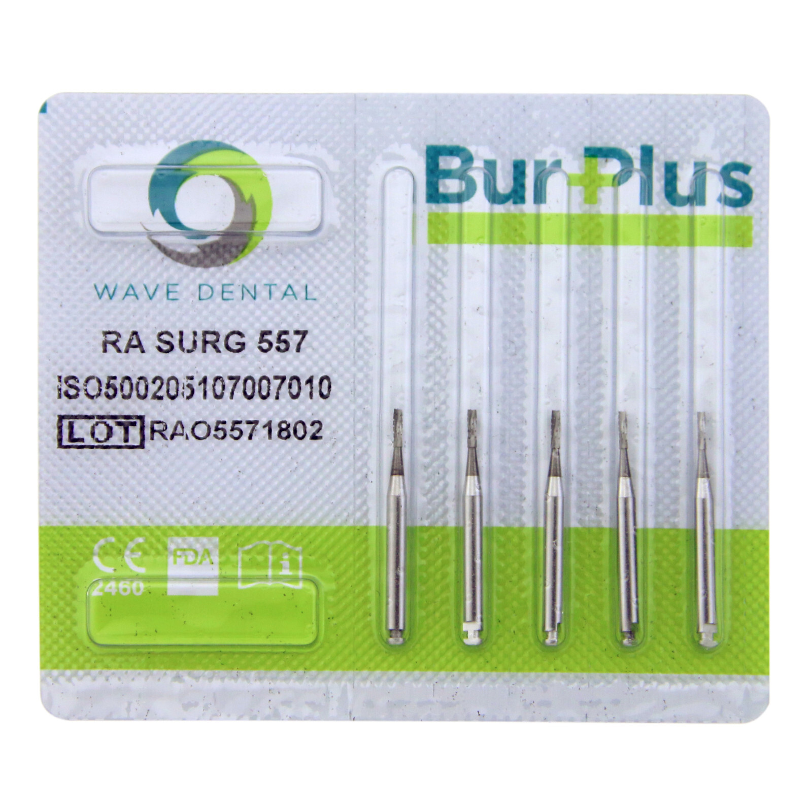Wave Dental Carbide Surgical Bur Latch RA SURG Burs 26mm Round Straight Fissure