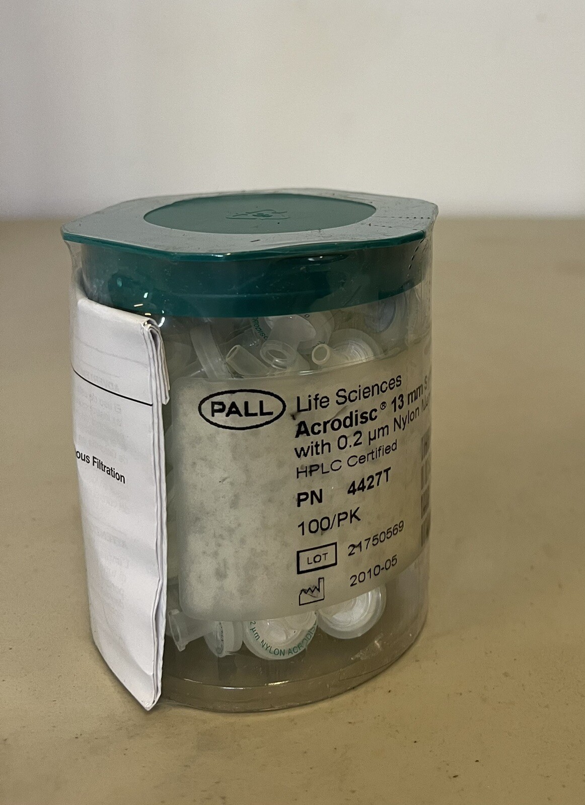 Pall Acrodisc syringe filters 13mm Nylon 0.45um (100/pkg)