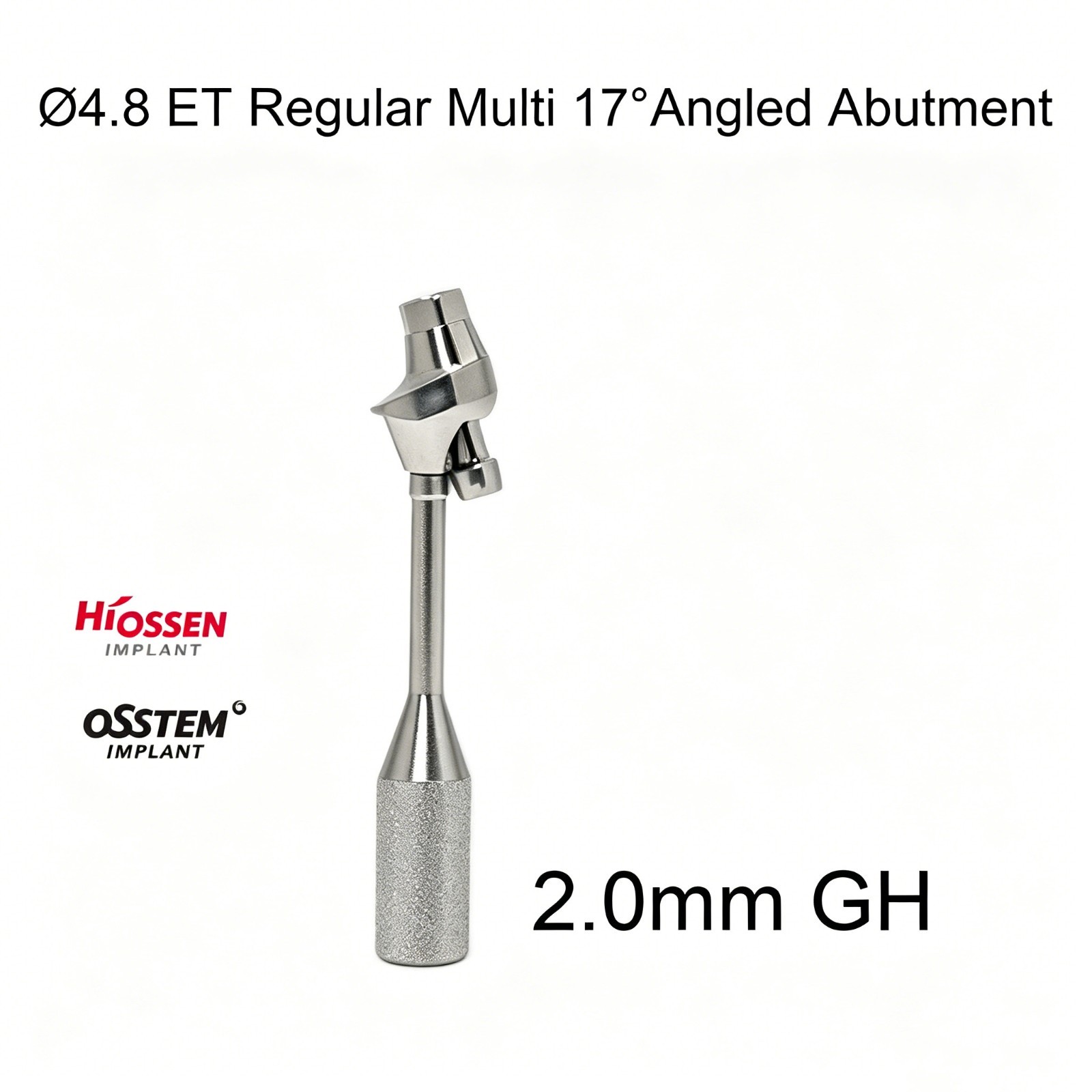 Dental 17° Angled Multi Unit Abutment 4.8mm MU for Hiossen Hex Standard Regular