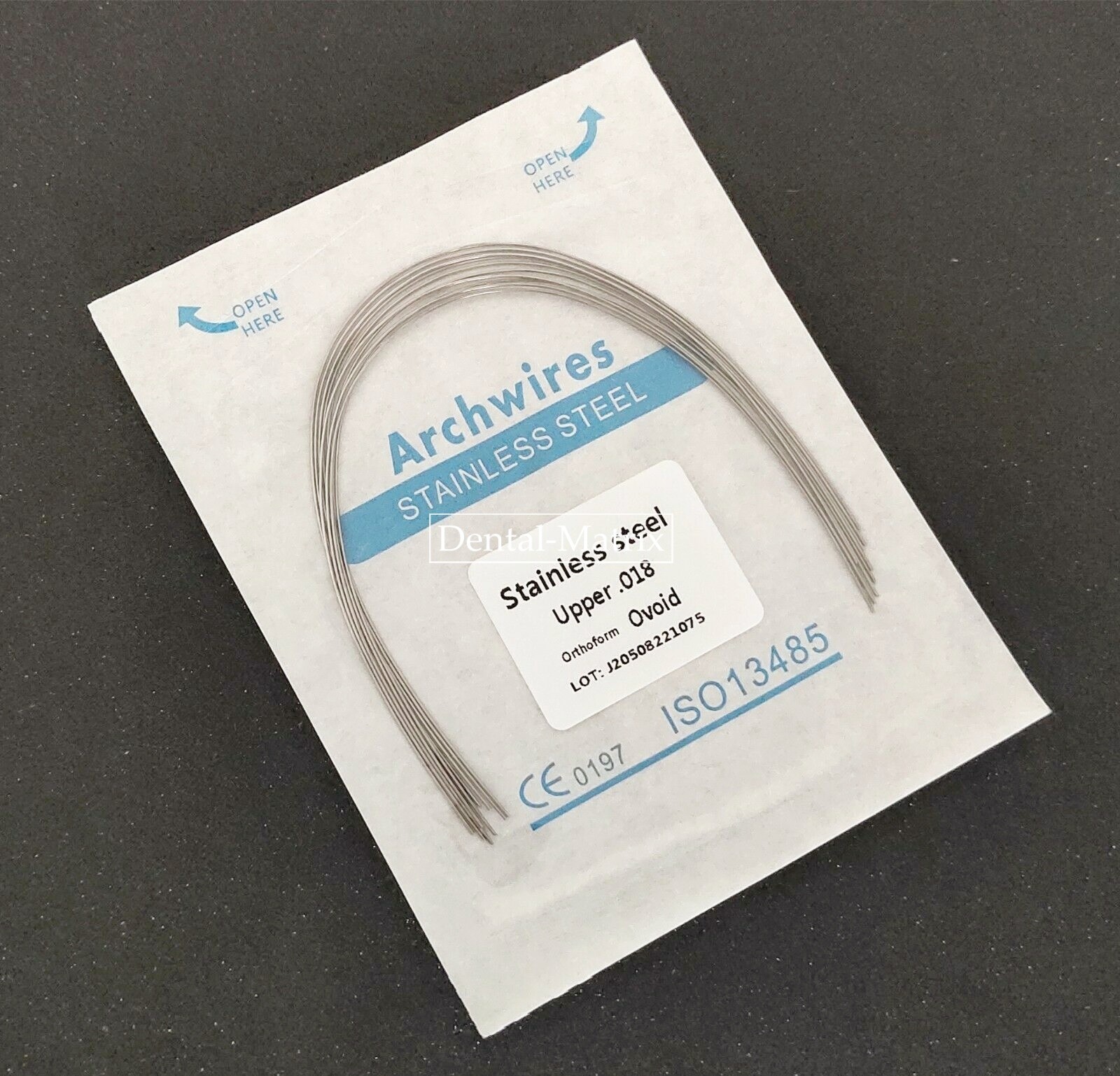 100 Pcs Dental Ortho S.S Arch Wire Round Rectangular Stainless Steel Wires Ovoid
