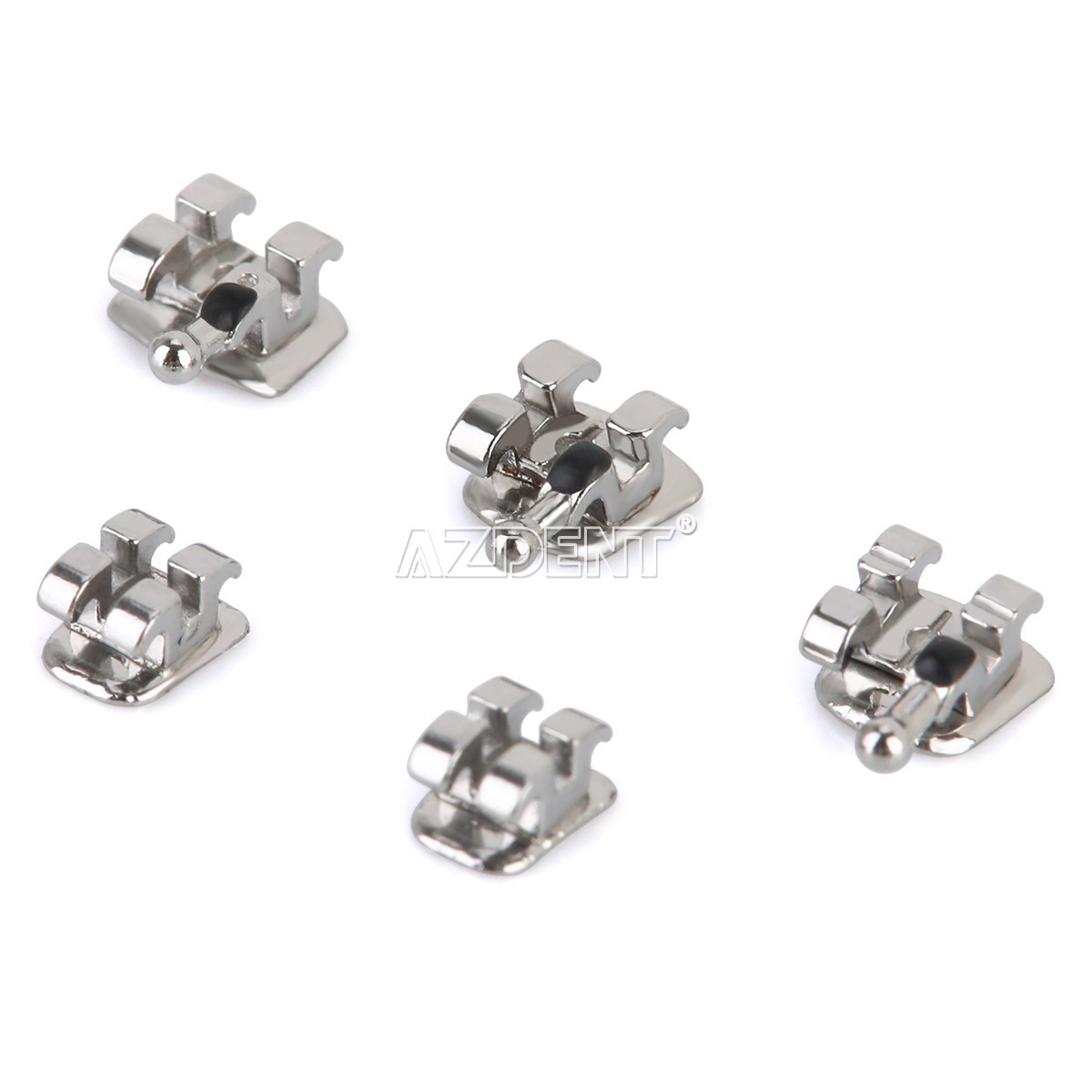 20pcs Dental Orthodontic Brackets Braces Mini Roth MBT Slot.022 3-4-5 Hooks