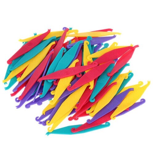 500Pcs Dental Orthodontic Elastic Placer Brace Rubber Bands Placers Mixed Color
