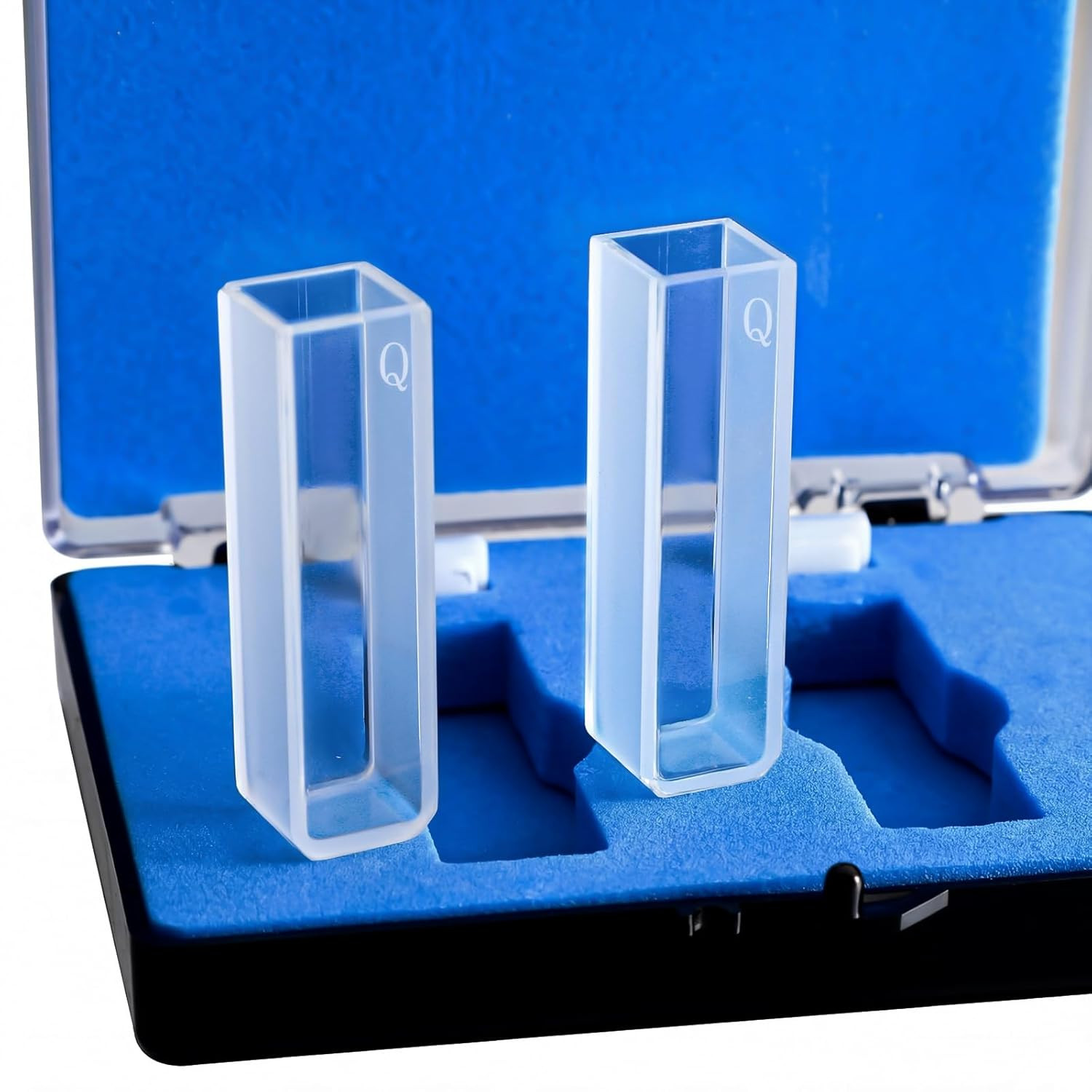 2 PCS UV Quartz Cuvettes for Spectrometer Standard Quartz Cells – 3.5 Ml