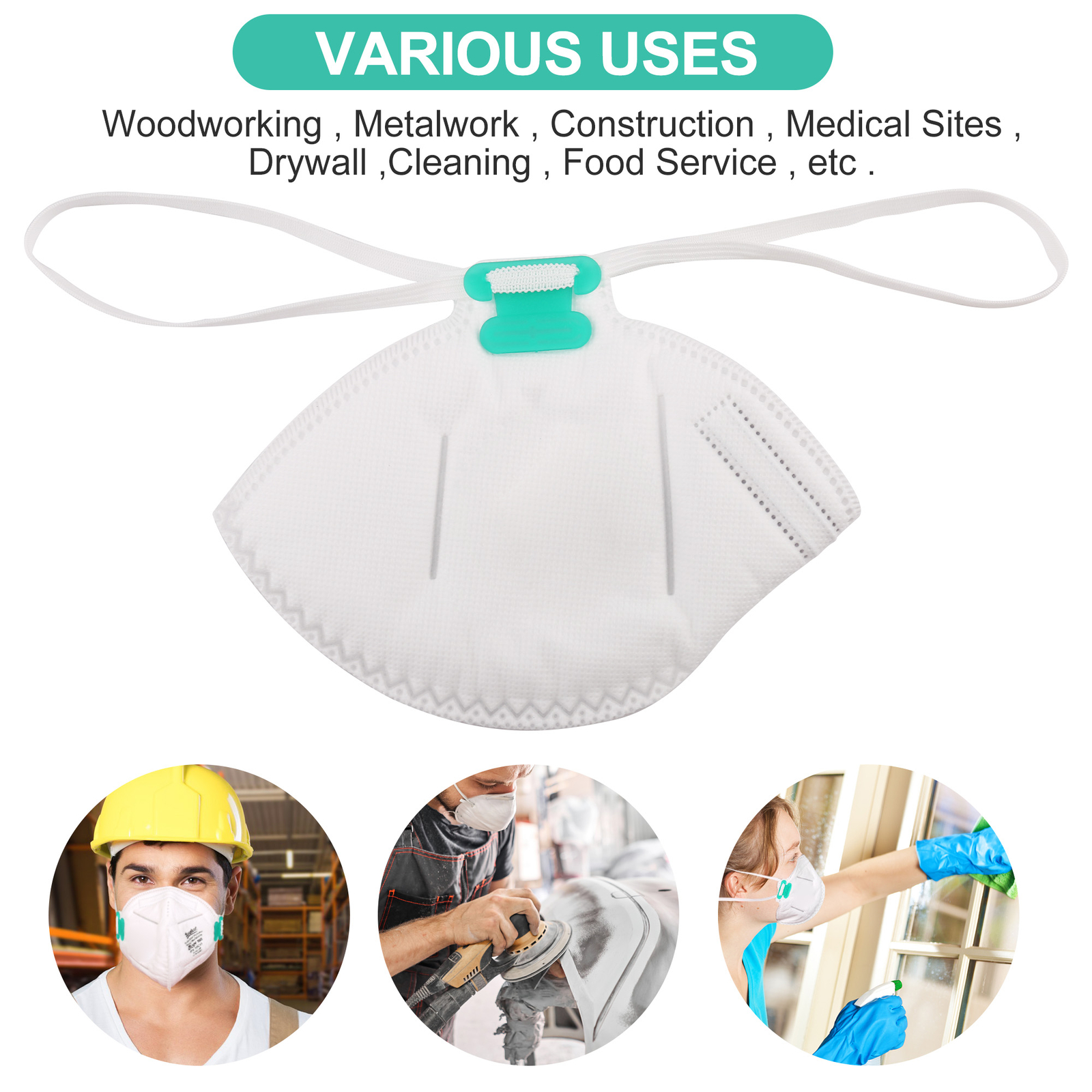 NIOSH Approved N95 Mask Particulate Respirators Individually Wrapped Universal