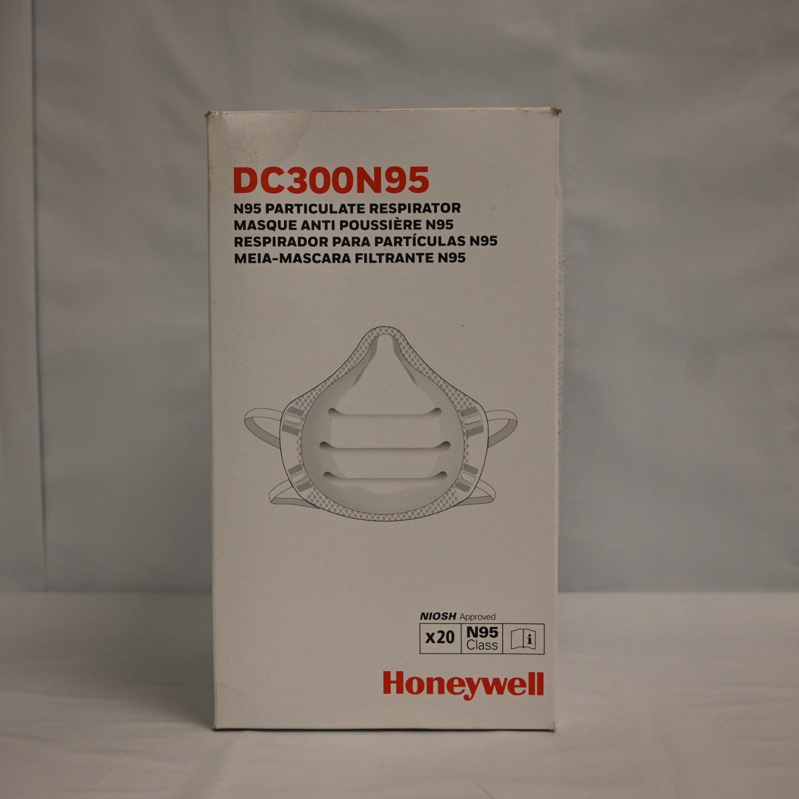 Honeywell N95 Particulate Respirators, 20 Face Mask Pack – DC300N95