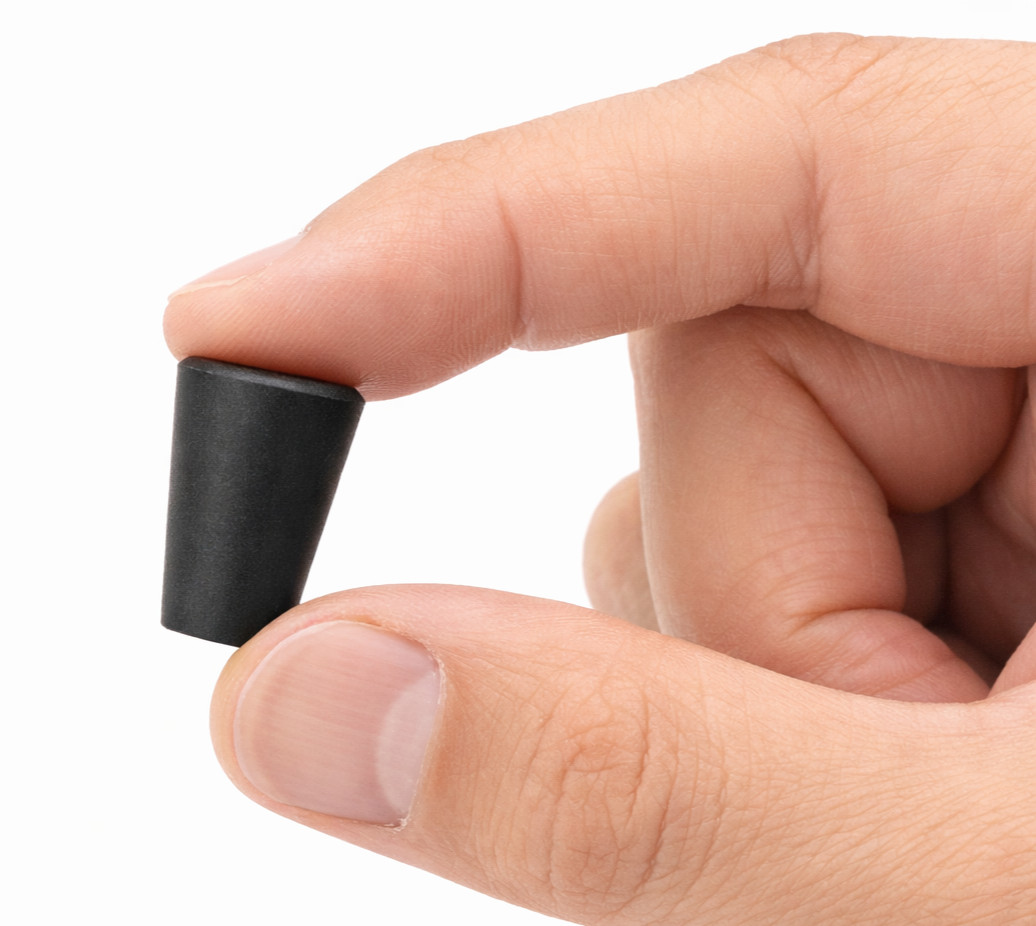 #000 Solid Rubber Stoppers Lab Tapered Plugs Rubber Corks Various Pack Sizes