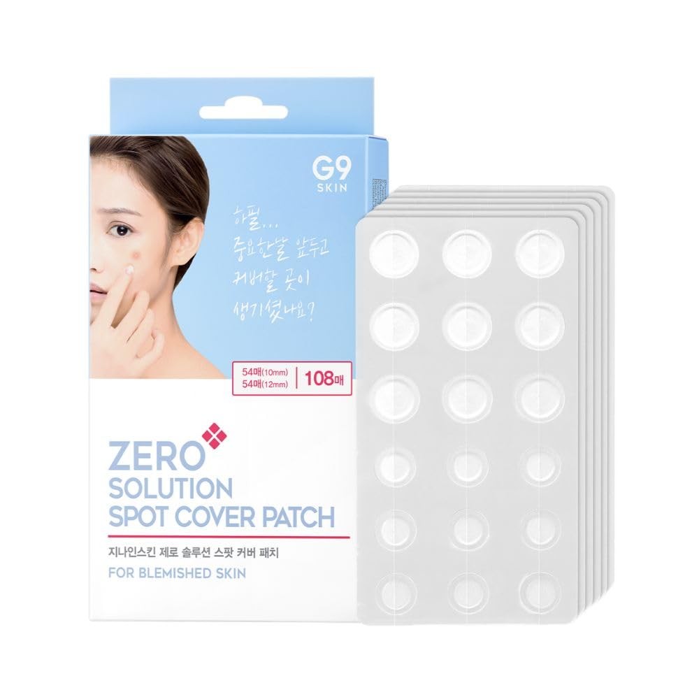 G9SKIN Zero Solution Spot Cover Patch – 1 Count (Pack of 108), None