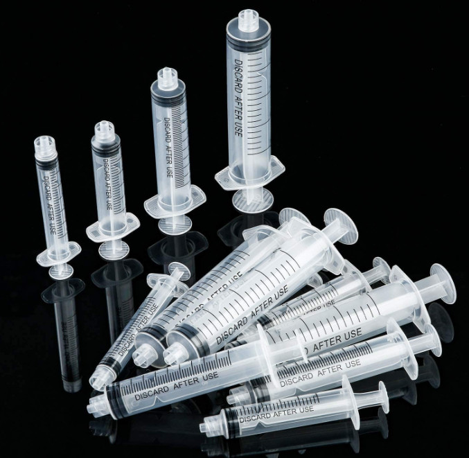 52 Pcs – 3ml 5ml 10ml 20ml Syringes with 14ga, 20ga,21ga, 23ga Blunt Tip Needles
