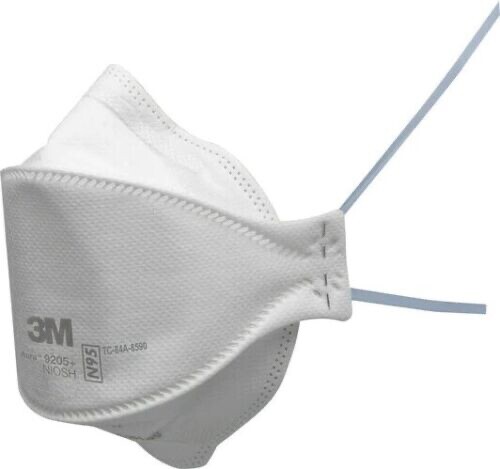 3M Aura 9205+ N95 NIOSH Approved Particulate Respirator Face Mask | USA Made |