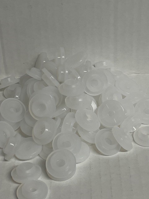 Silicone Vial Stopper, Clear, 20mm, Qty. 1000
