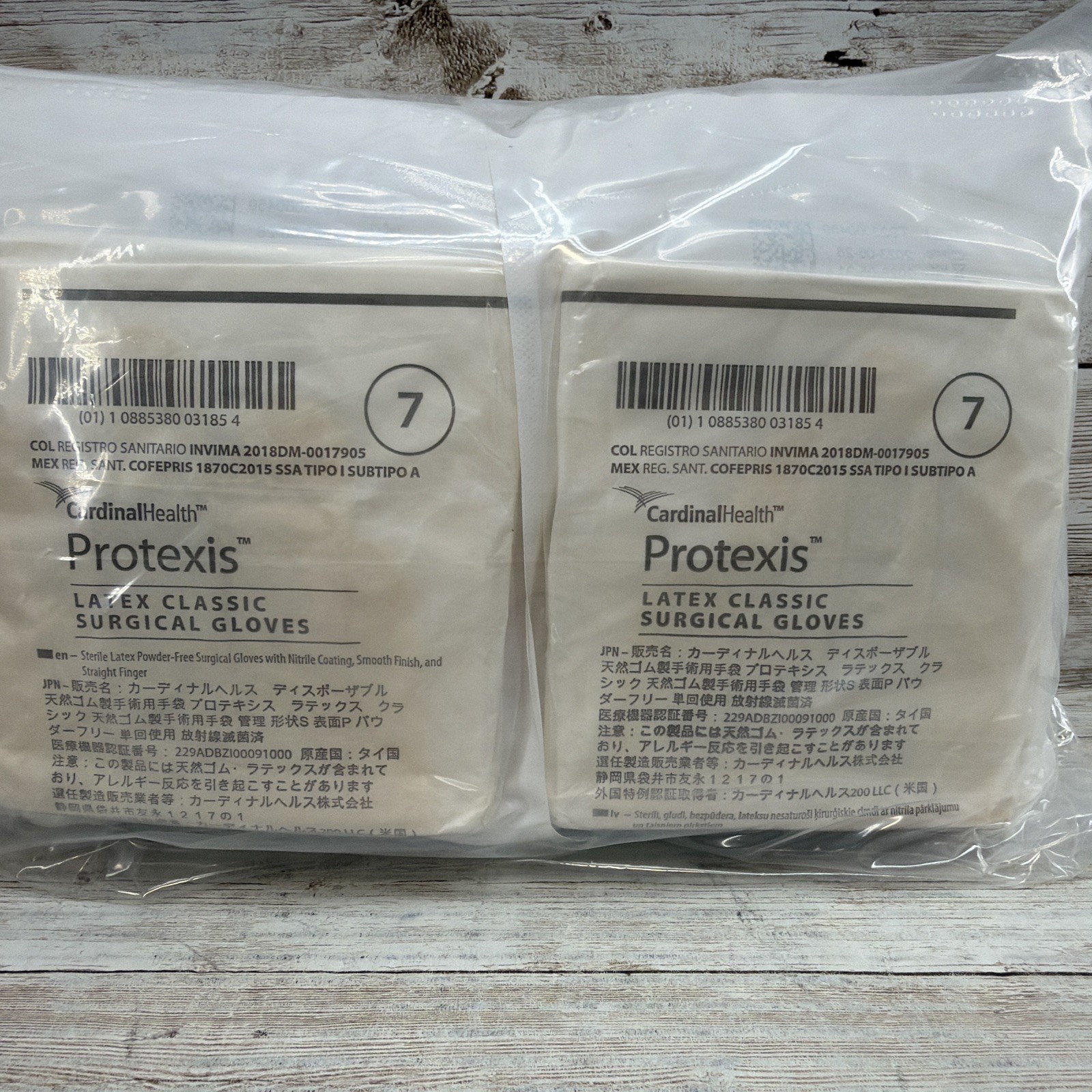 Protexis Latex Classic Surgical Gloves Nitrile Coating 23 Pair Size: 7 Exp: 5/26