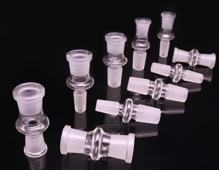 Glass Adapters 10mm, 14mm, 18mm Male/Female joint extension reducers USA 🇺🇸