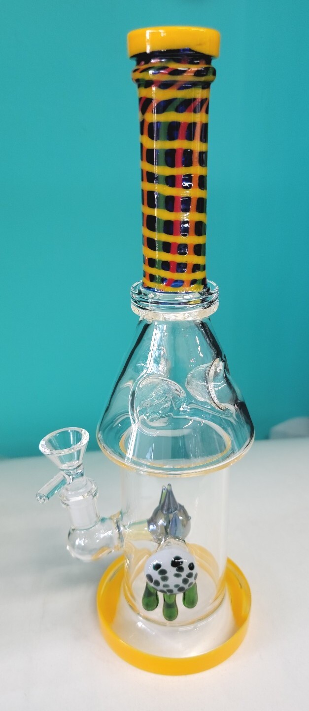 THICK 12.1/2″ Multi Color Bong HEAVY Glass Water Pipe HOOKAH