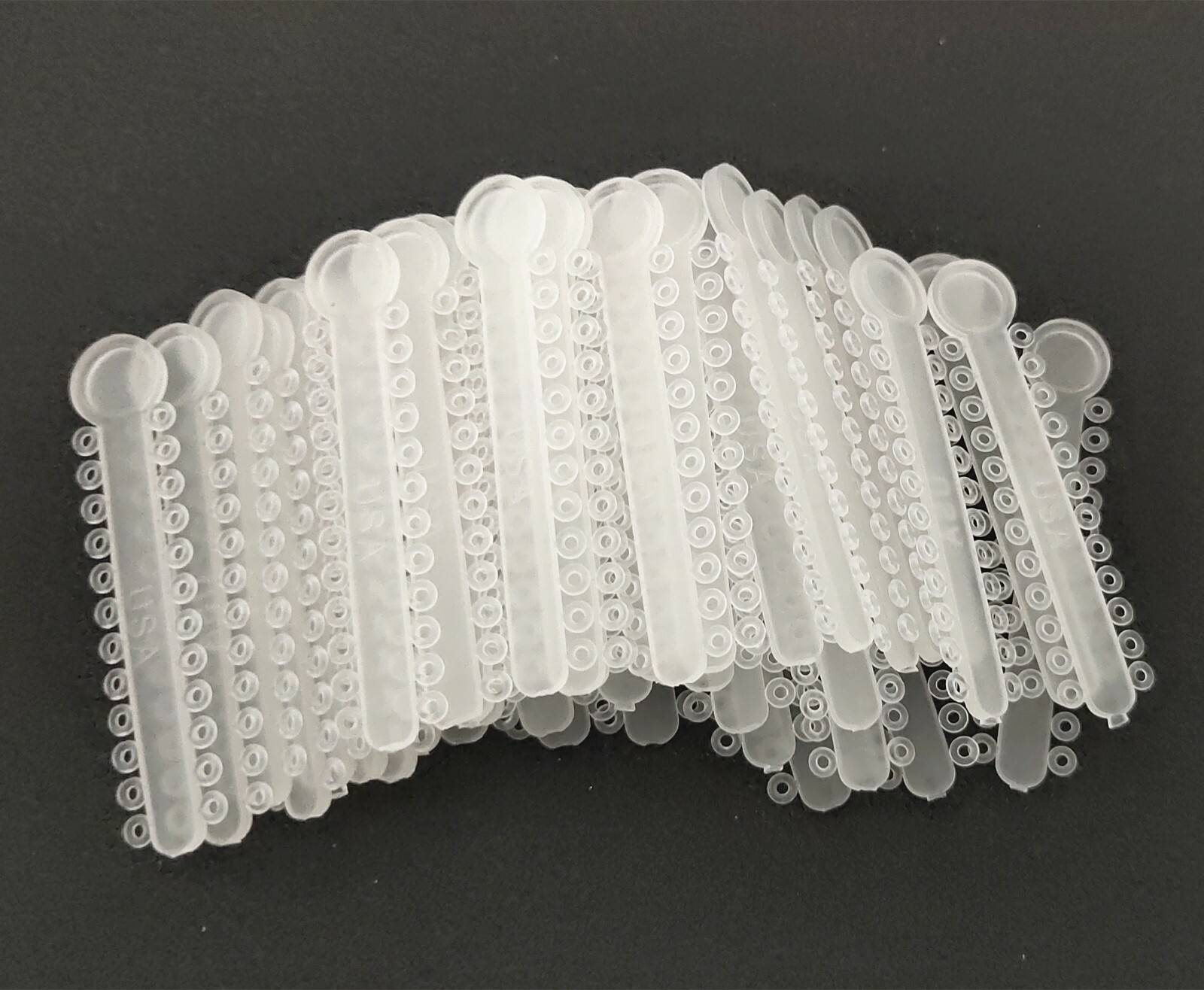 Dental Clear Elastic Ligature Ties Rubber Bands Transparent 1008Pcs/Pack