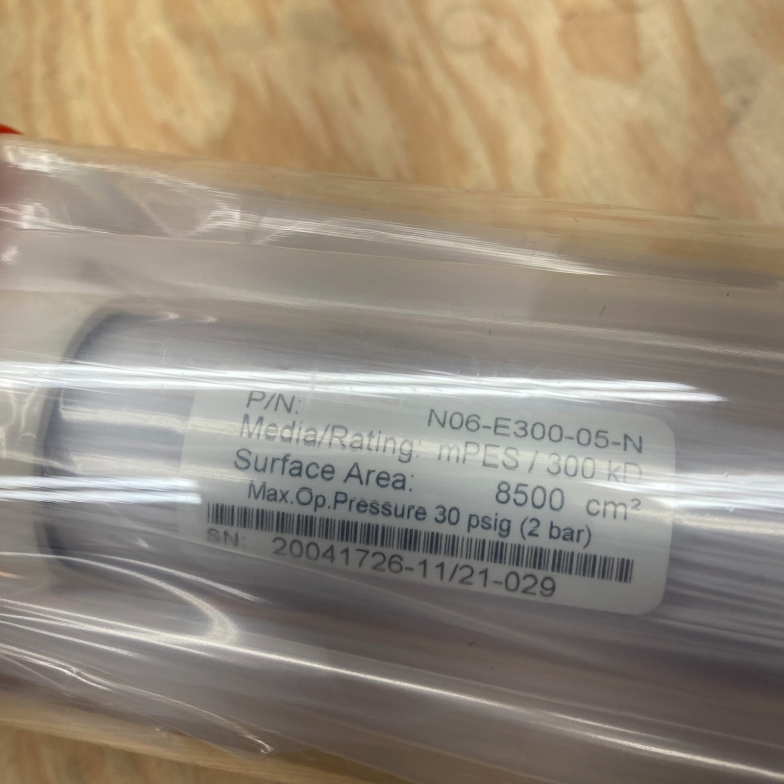 New Repligen MiniKros Hollow Fiber Filter mPES 300kD N06-E300-05-N