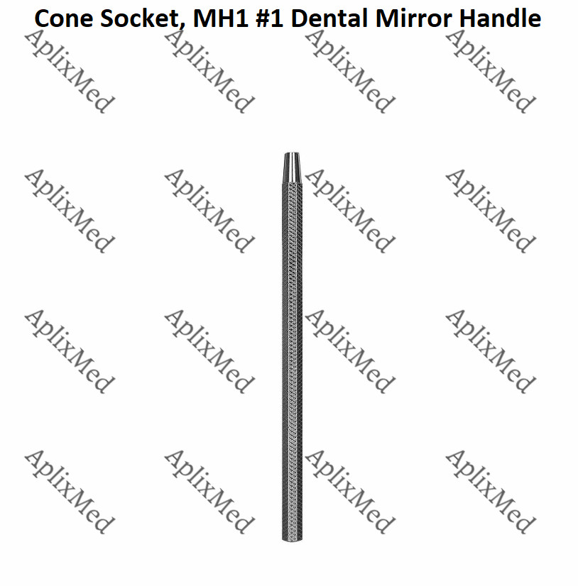 8 Pcs Cone Socket, Dental Mouth Mirror Handle, Cone Socket, MH1 #1