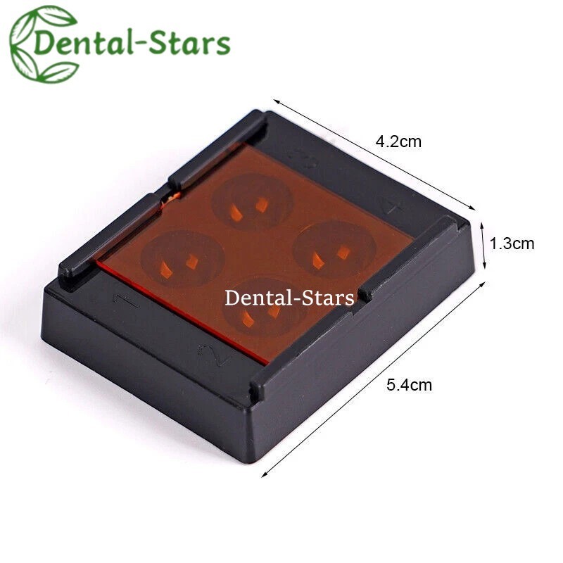 5/20Pcs Dental Resin Shade Light Box Mixing Wells Protector Veneer Storage Case