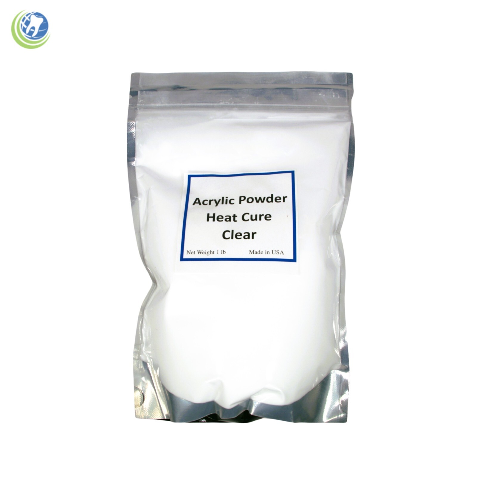 Kit Acrílico Curado Cocinado para Dentistas Laboratorio Dental Color Transparent