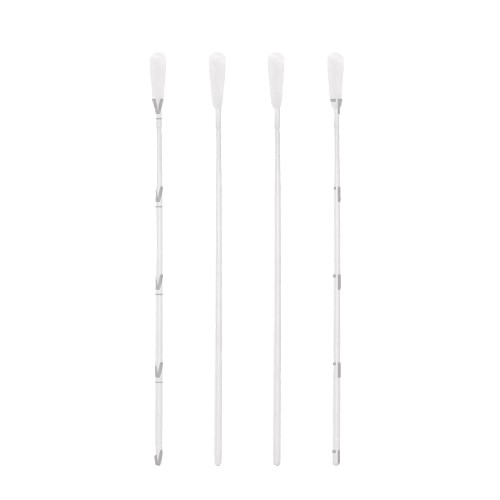 UV Throat Swabs Sampling Collector with Molded Break Point Handle