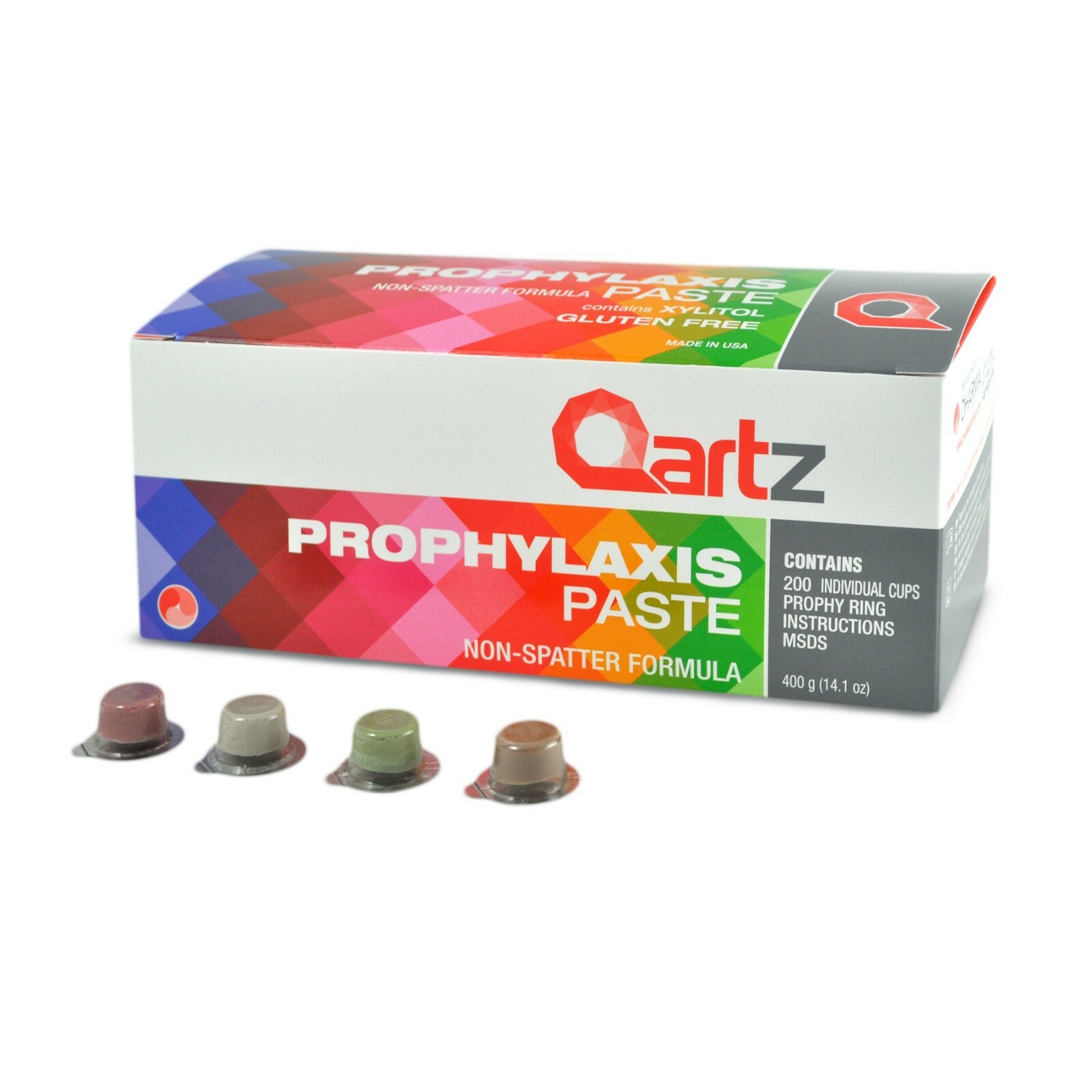 Quartz Prophy Mint Parfait Medium. / Xylitol (200 cups/Box) Long Expiry – Dharma