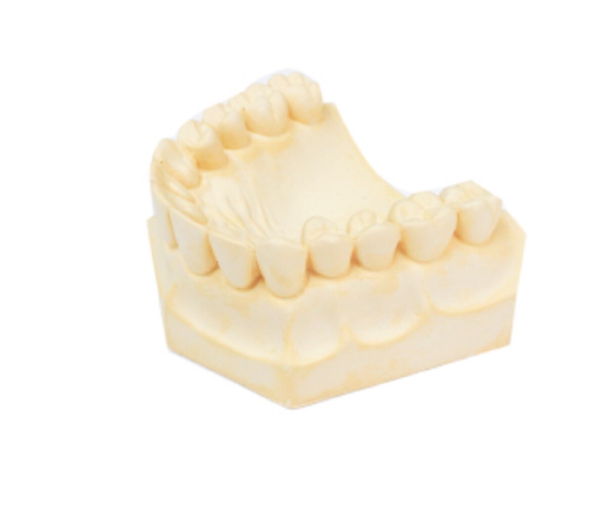 DENTAL LAB BUFF STONE GYPSUM TYPE III YELLOW ALL PURPOSE COMPOUND 1 Lb. (454 g)