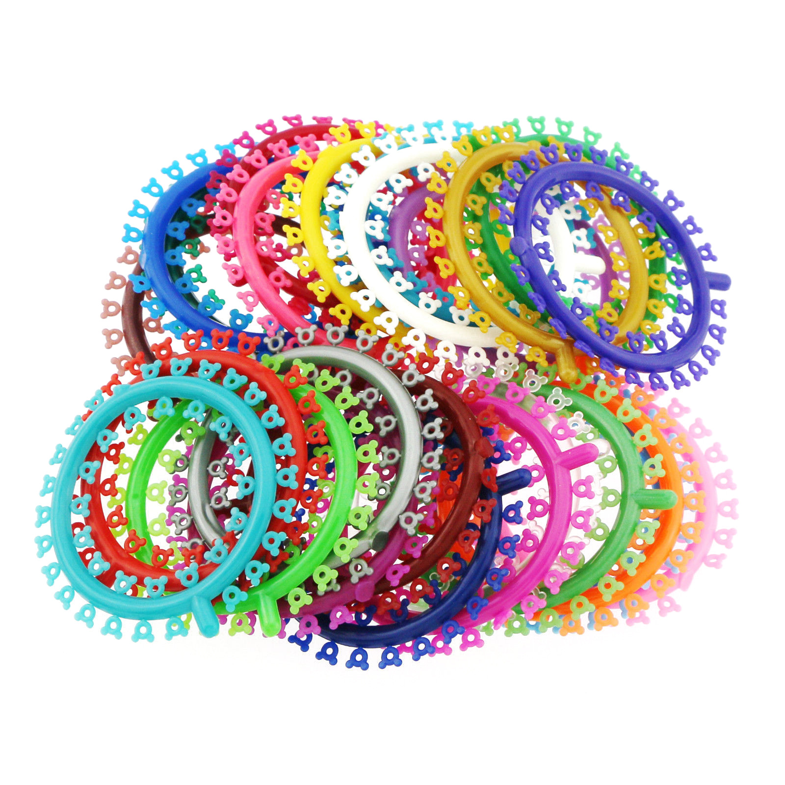 1000 Pcs Orthodontic Elastic Rubber Multi-Colored Mickey Design Ligature Tie