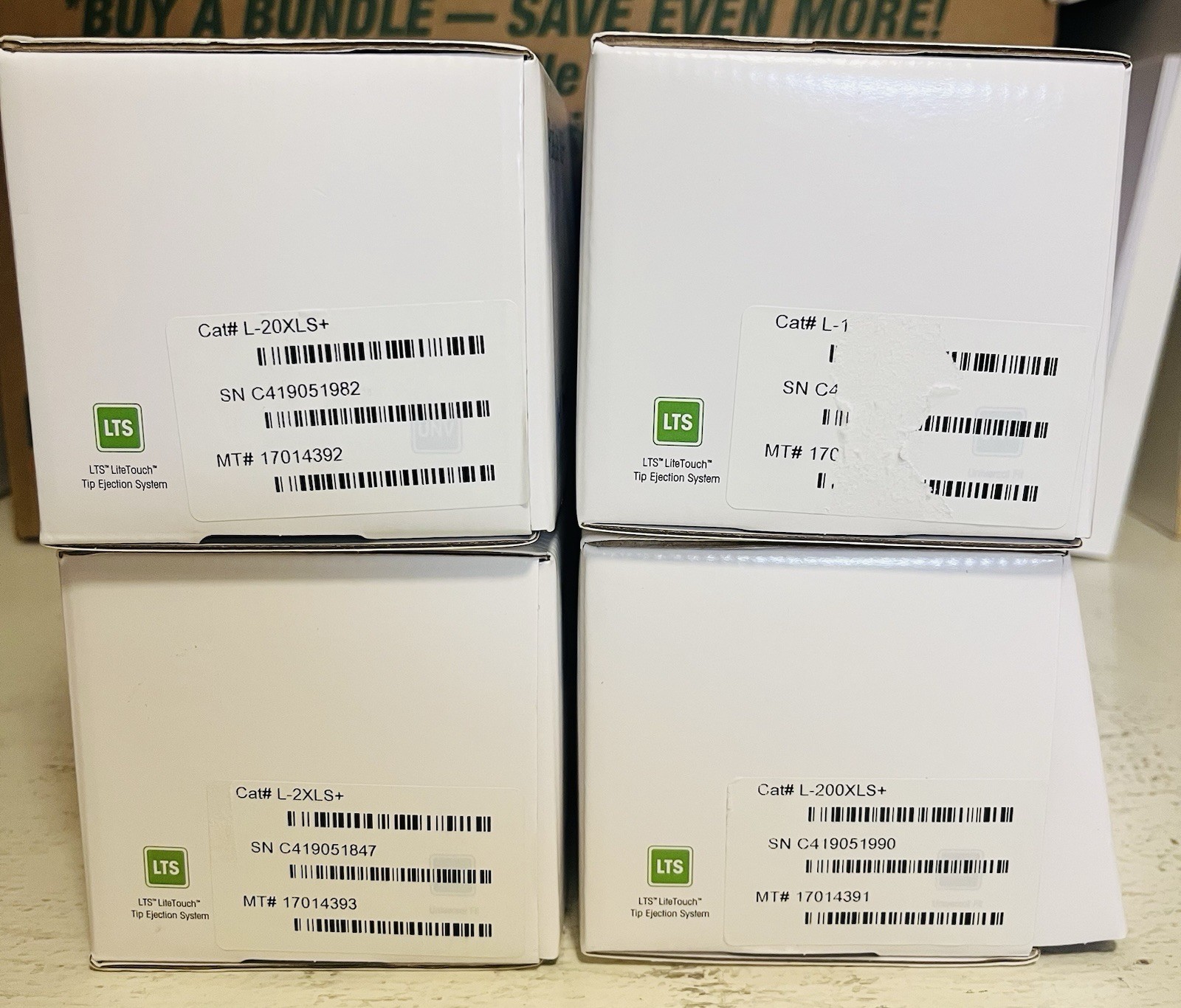 Rainin Pipet-Lite XLS Starter Set of 4 (P2, 20, 200, 1000) BRAND NEW 💎