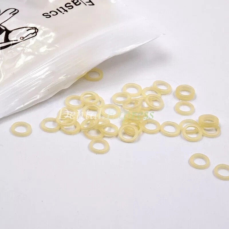 5000pcs Dental Orthodontic Rubber Bands Elastics Ligature Ties 2.5/3.5/4.5/6.5OZ