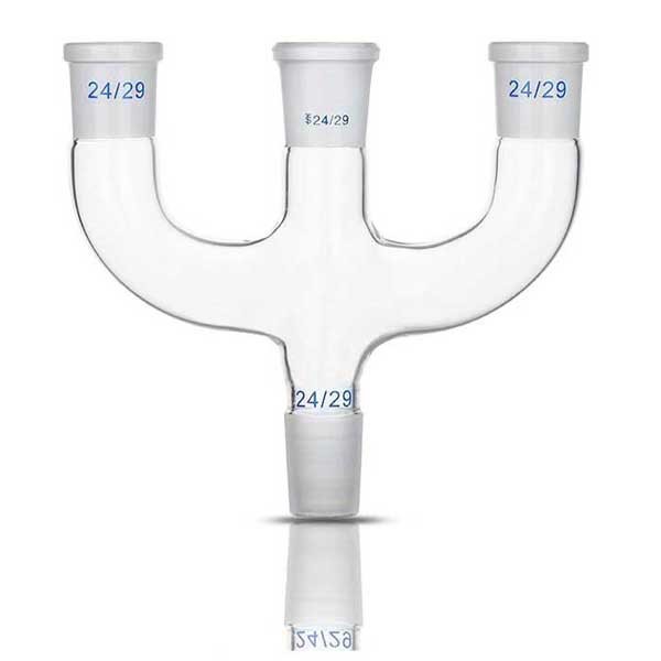 Glass Distillation Distilling Head Standard Joint Connector Chemistry Labware
