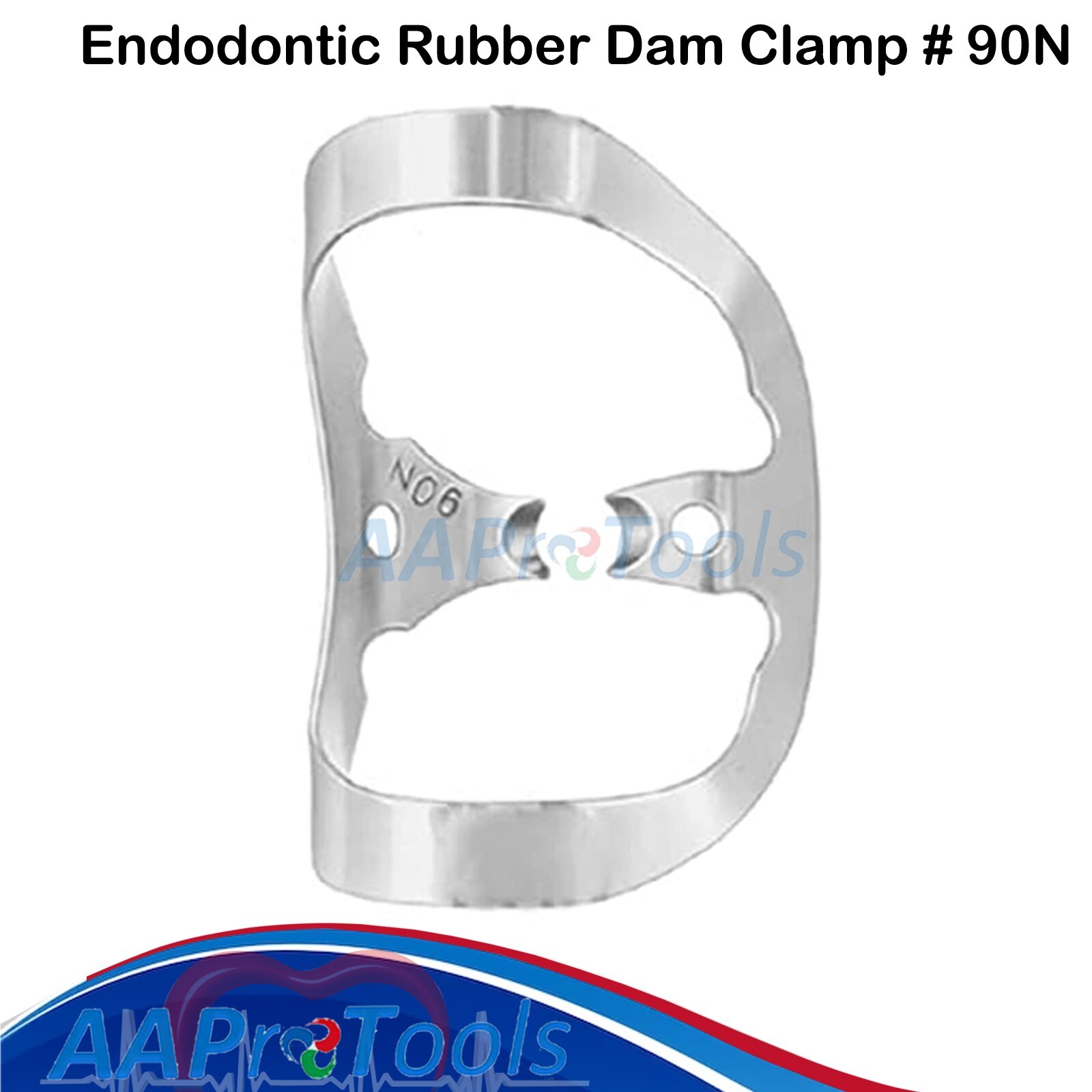 AA Pro: 2 pc Endodontic Rubber Dam Clamp # 90N Surgical Dental Instruments