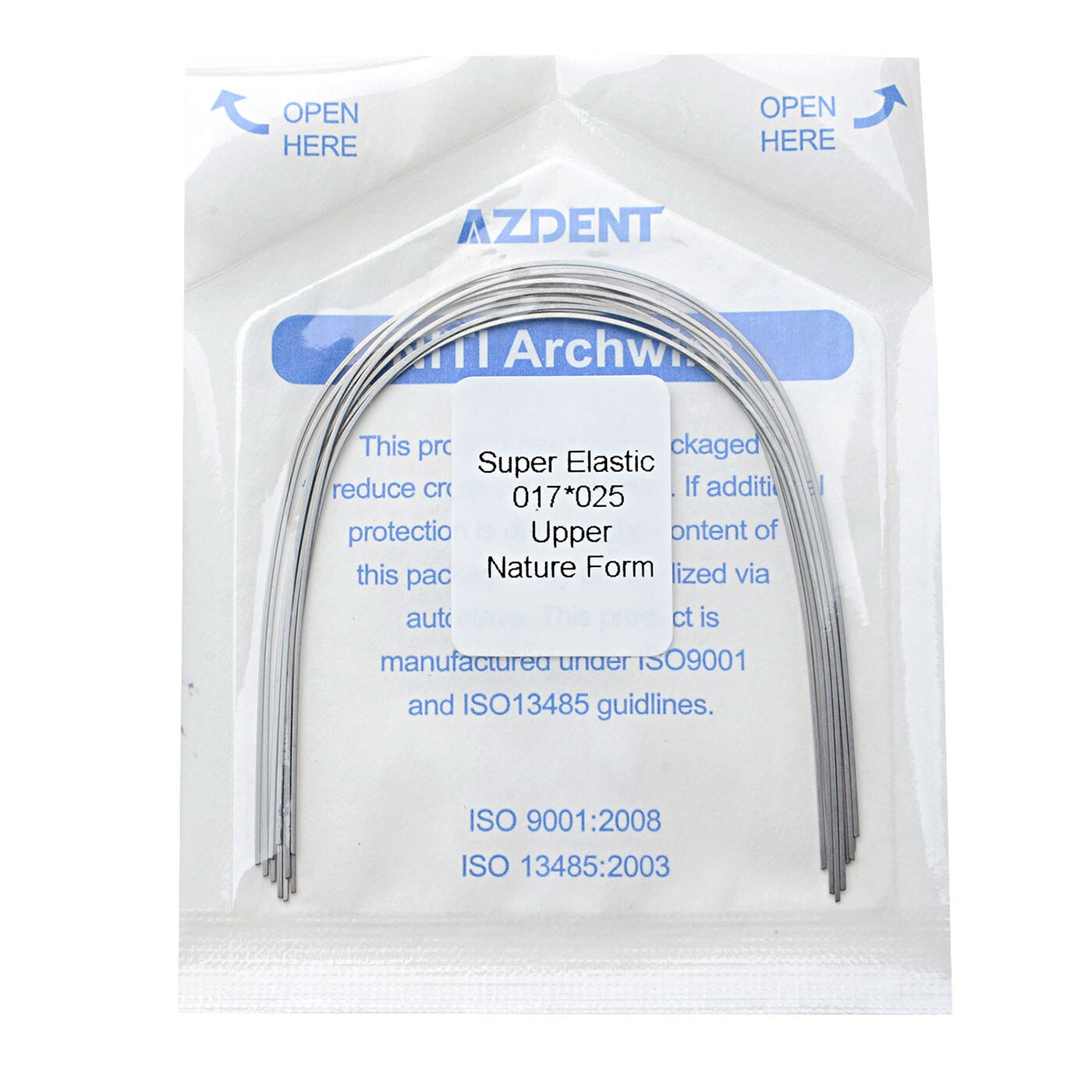 AZDENT Dental Orthodontic Super Elastic Niti Arch Wires Rectangular Ovoid/Nature