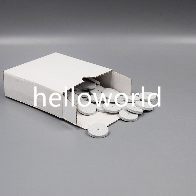 50 Pcs Hot-sale Dental White New Jewelry Silicone Polishing Wheels Polishers