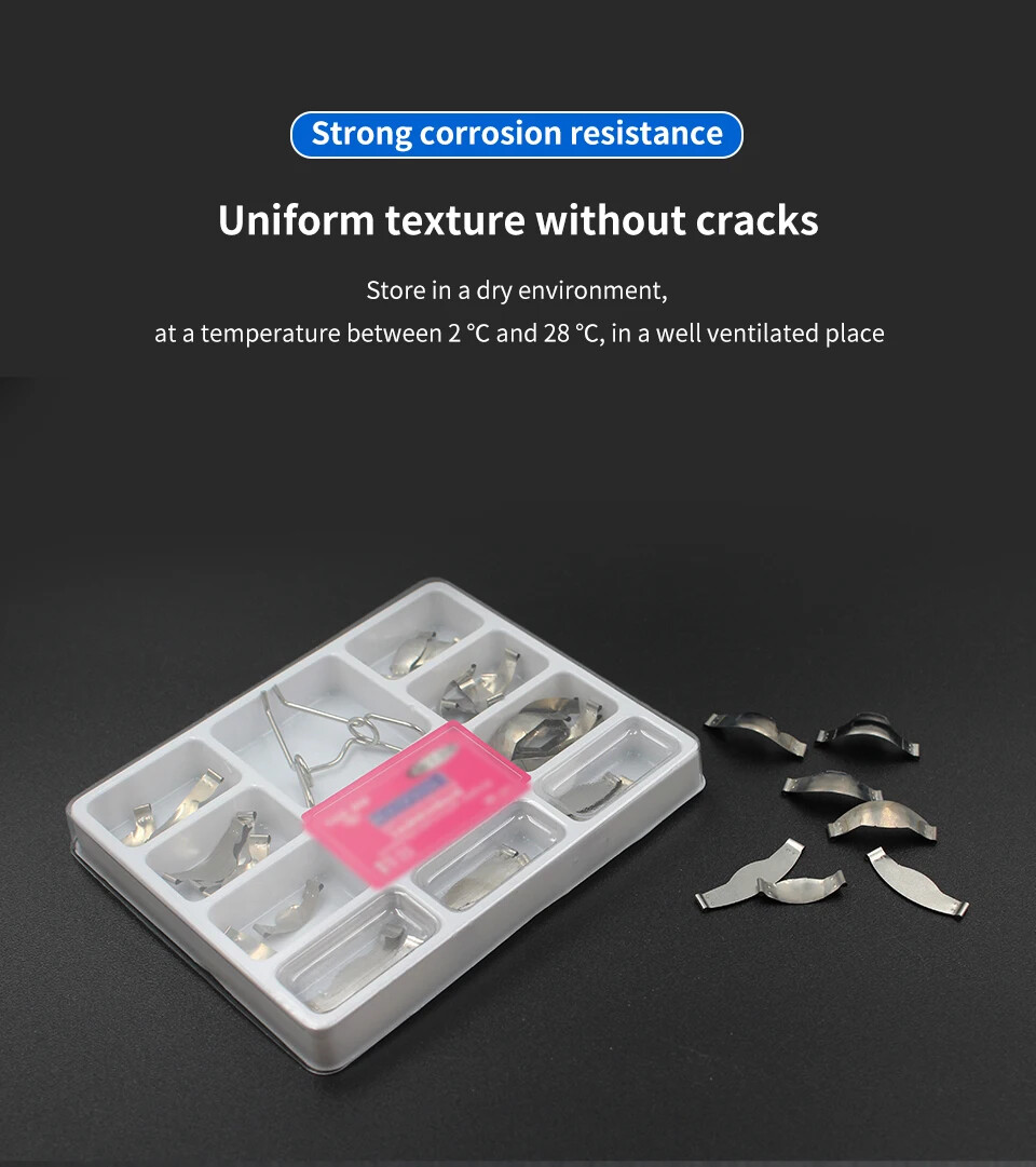 Dental Sectional Matrix Band Contoured System Metal Resin Clamping No1.398/1.330