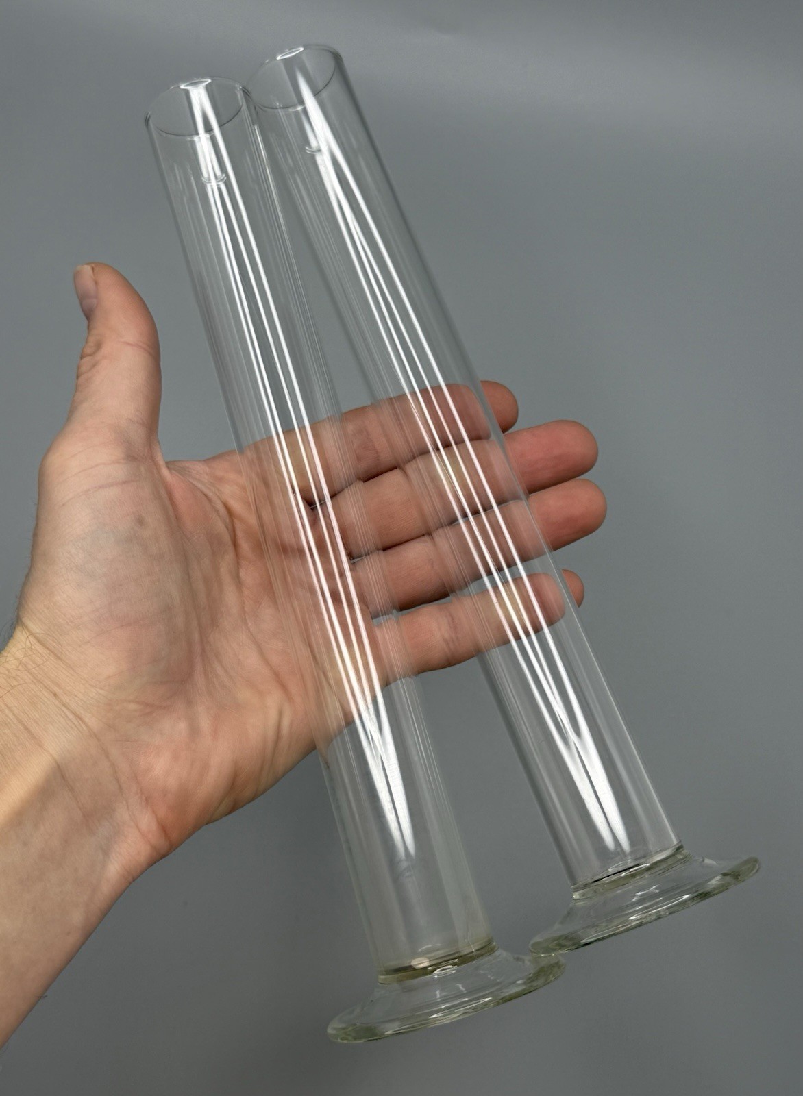 ⭕️ LOT OF 17 PYREX LAB GLASSWARE TUBES FLASKS CYLINDERS GERMANY BOROSILICATE