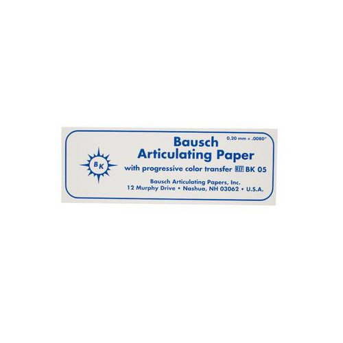 Bausch BK05 Arti-Check Articulating Paper Strips Blue .008″ 300/pk