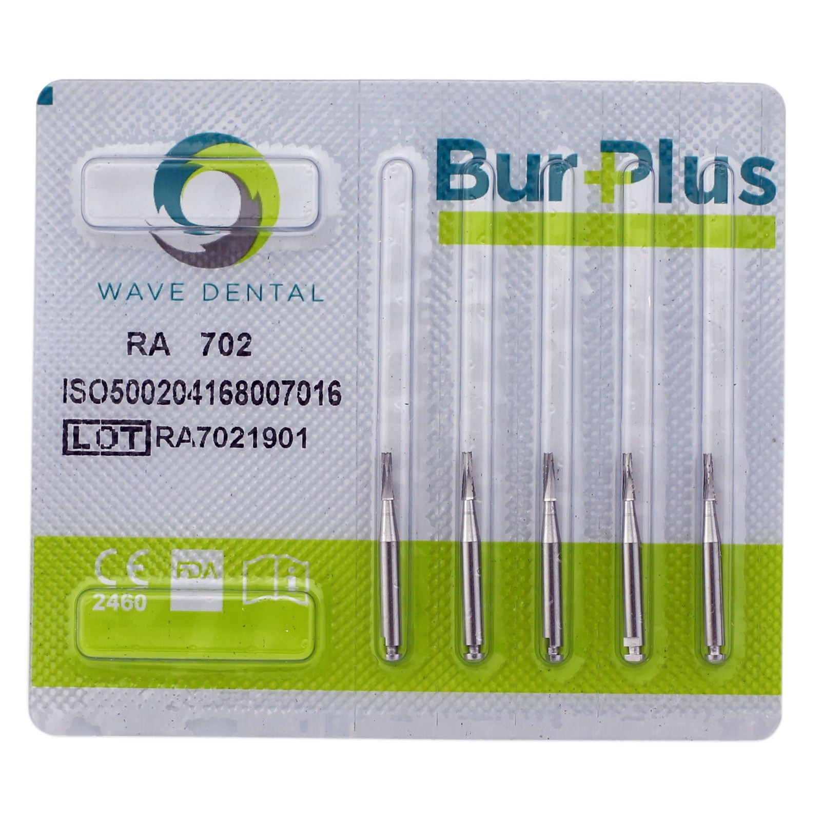 Wave Dental Latch Carbides Contra Angle Bur 22mm Round Taper Fissure Invert Cone