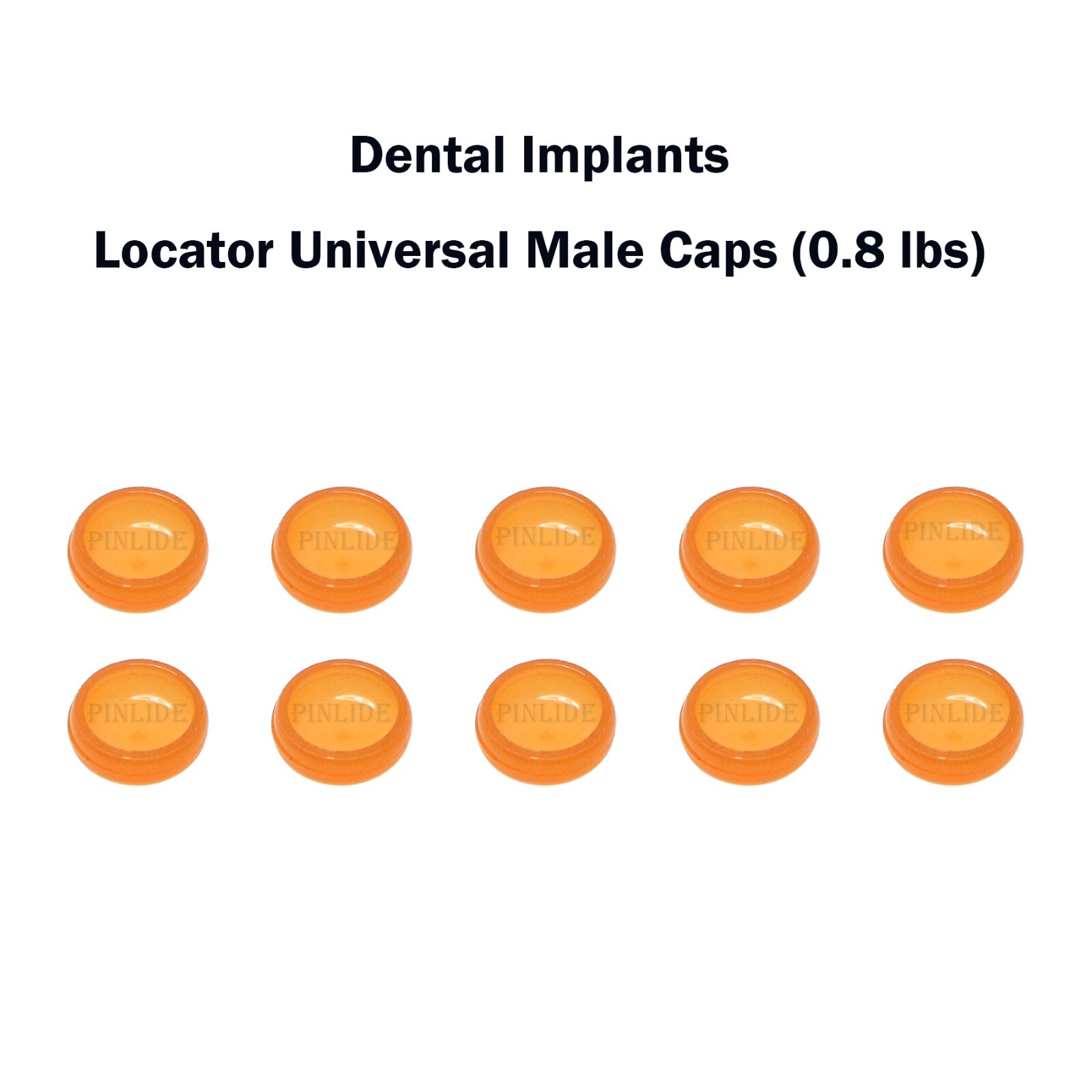 US Universal Dental Retention Male Caps 0.8lb 1.2lb 2.4lb Metal Housing