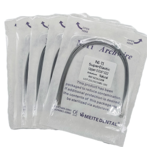 Dental Orthodontic Super Elastic Niti Round/Rectangular Arcos Arch Wires Natural