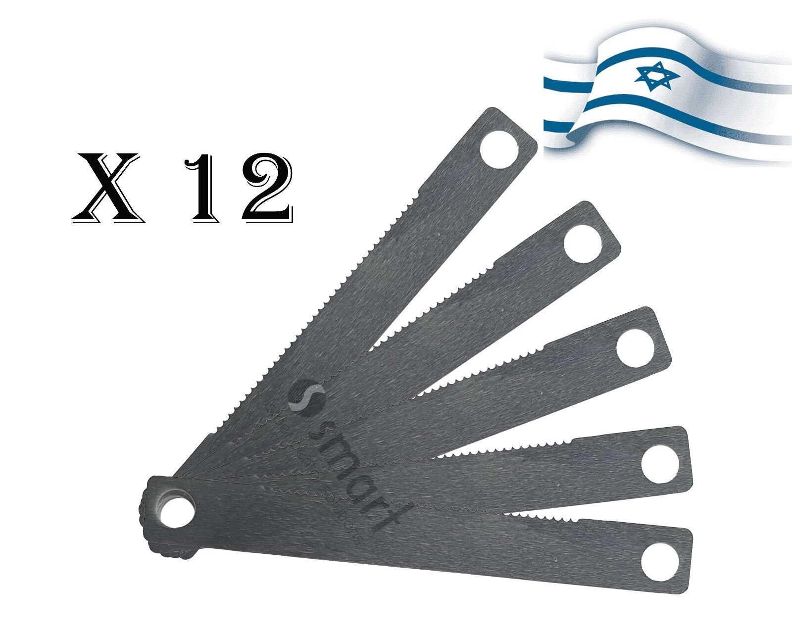 Dental proxicut set holder saw blades diamond strips restorative orthodontic 12
