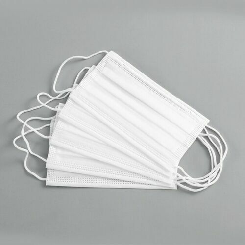 [KIDS] 50-1000 Pcs 3-Layer Disposable Face Mask Children Mouth Cover-White