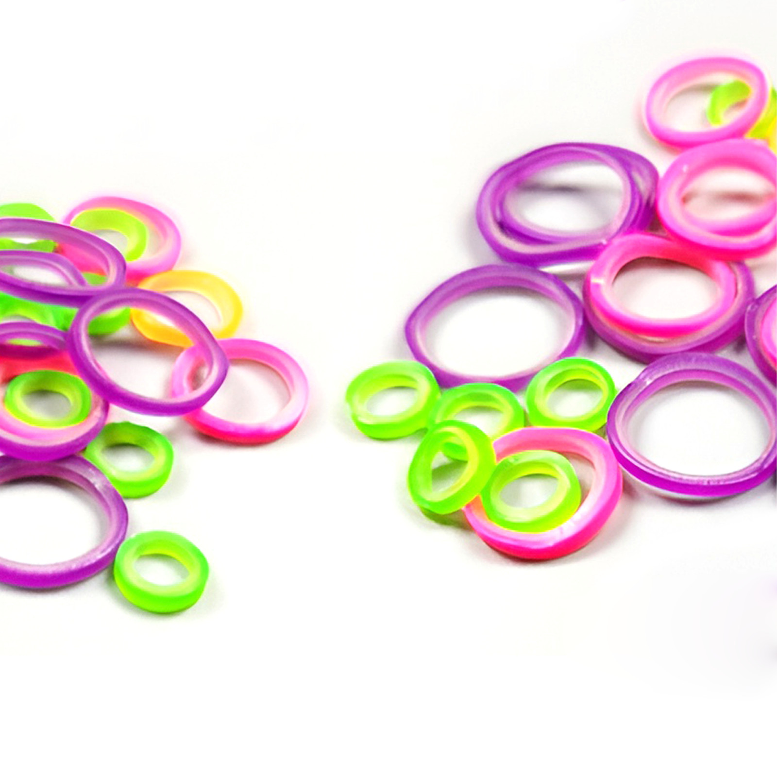 Assorted Colors Latex Elastic Rubber Bands for Orthodontic Dental Braces Teeth