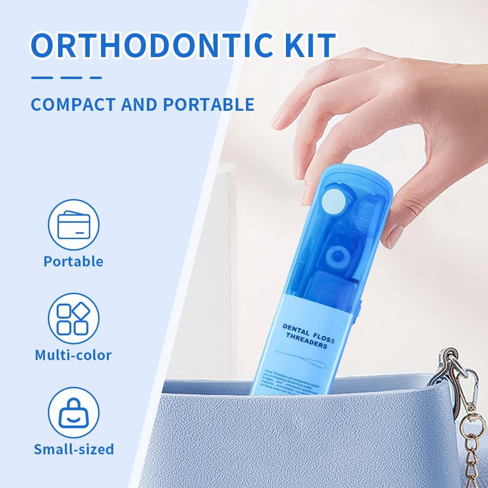 Portable Orthodontic Oral Care Kit – Orthodontic Dental Care Kit for Braces w…