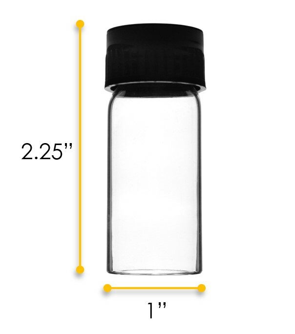 Eisco Labs 5ml Test Tubes with Bakelite Screw Cap, 2.25″x1″ – 24 Pack