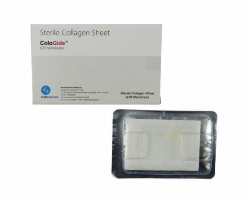 Dental COLO GIDE Sterile Collagen Sheet GTR Membrane – SIZES & PACKS AVAILBLE