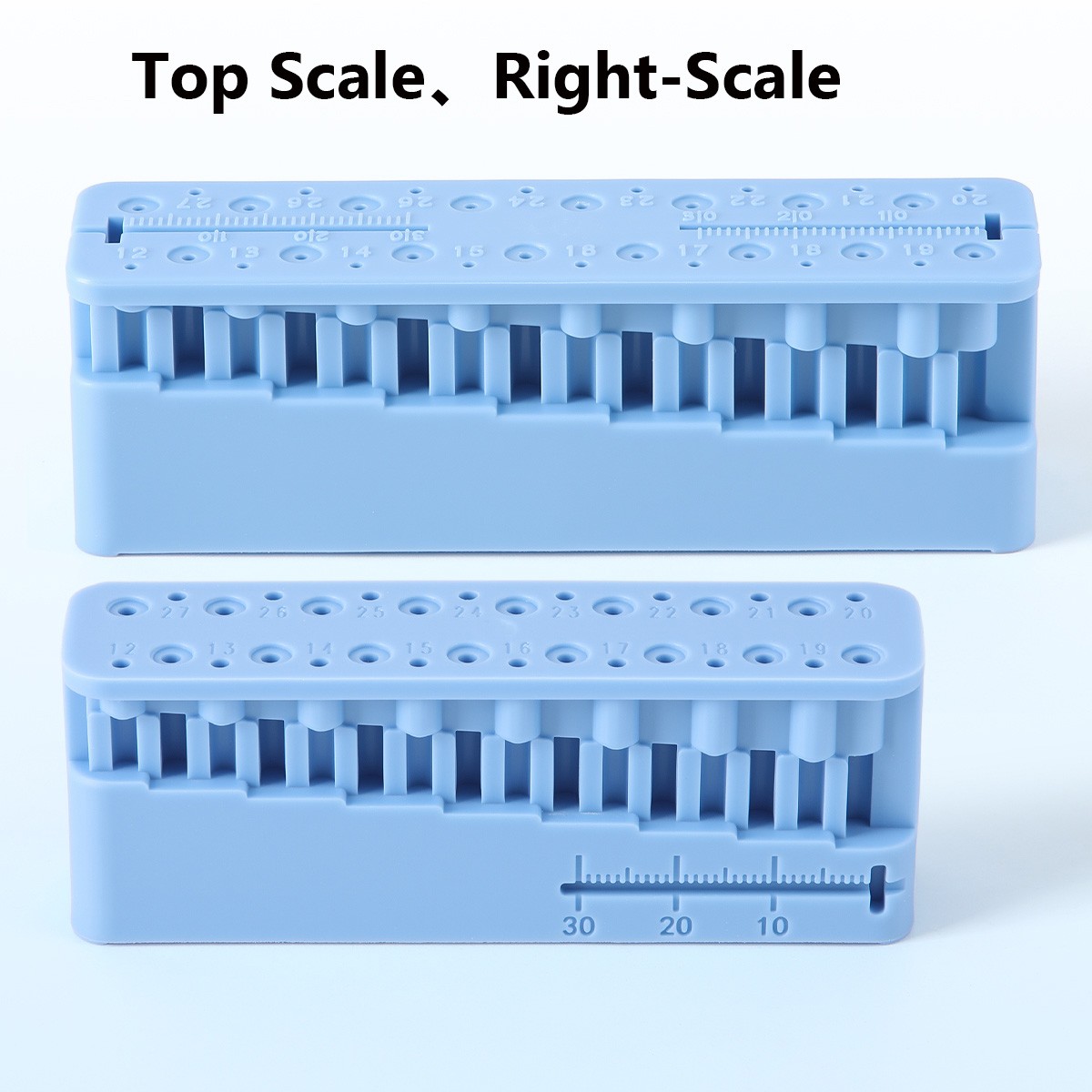 Dental Endo Measuring Block Endodontic File Holder Measuring Ruler Autoclavable