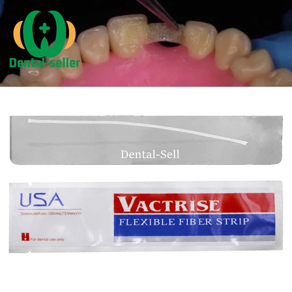 7x Dental Flexible Fiber Strip Glass Fiber Splint Composite Resin Bonding Ribbon
