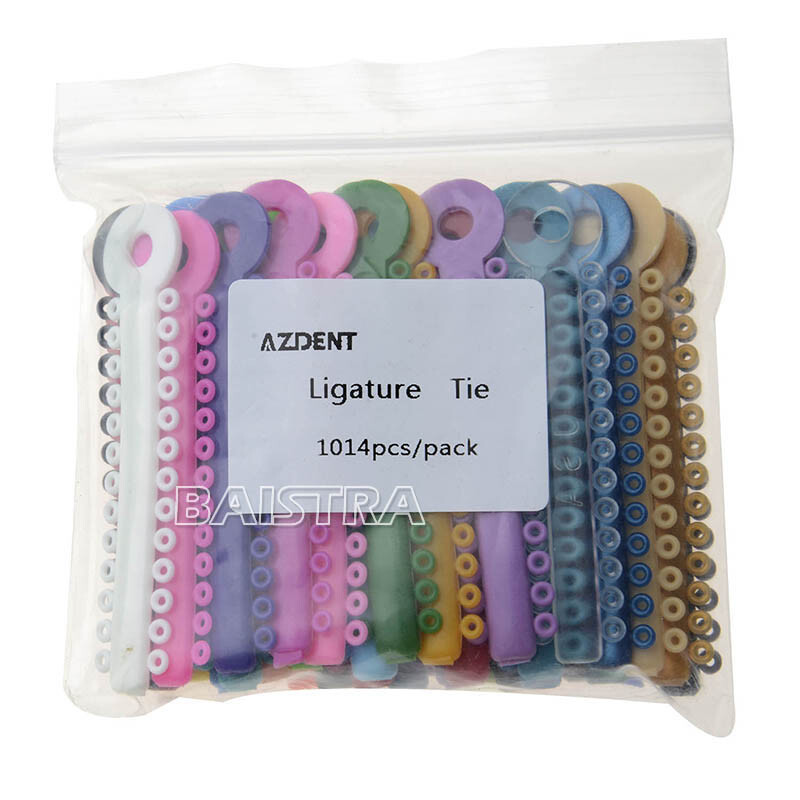 Dental Orthodontic Braces Kit 0.022 Roth Brackets /NiTi Arch Wire /Ligature Ties
