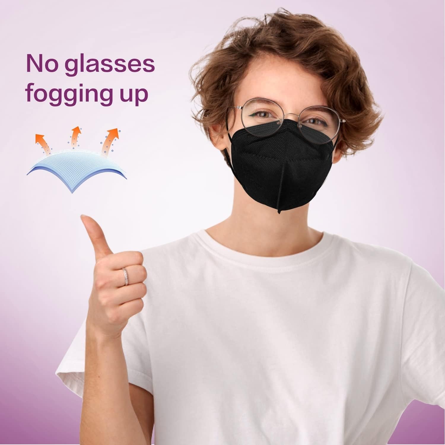 N95 Mask Black MADE in USA Particulate Respirator Protective Face Mask (10-Pa…